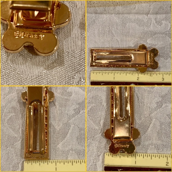 Disney Princess Belle Beauty & the Beast Alligator Hair Clips NWOT - Picture 8 of 8